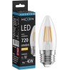 Mexen Vintis LED filament bulb E27, C35, 6W, Warm - 2700K, 720 lm, clear - L154-E27-0627-00