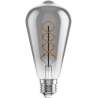 Mexen Vintis LED Filament Spiral Bulb E27, ST64, 6W, Warm - 2200K, 350 lm, smoke - L162-E27-0622-70
