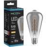 Mexen Vintis Filament Spiral LED Bulb E27, ST64, 6W, Warm - 2700K, 510 lm, smoke - L162-E27-0627-70