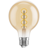 Mexen Vintis LED Filament Spiral Bulb E27, G80, 6W, Warm - 2200K, 530 lm, amber - L165-E27-0622-50