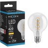 Mexen Vintis LED Filament Spiral Bulb E27, G80, 4W, Warm - 2700K, 420 lm, Clear - L165-E27-0427-00
