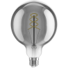 Mexen Vintis Filament Spiral LED Bulb E27, G125, 6W, Warm - 2200K, 350 lm, Smoke - L168-E27-0622-70