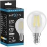 Mexen Vintis LED Filament Bulb E14, G45, 4W, Neutral - 4000K, 470 lm, clear - L156-E14-0427-00 - L156-E14-0440-00