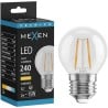 Mexen Vintis LED Filament Bulb E27, G45, 2W, Warm - 2700K, 240 lm, clear - L156-E14-0227-00 - L156-E27-0227-00