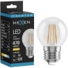 Mexen Vintis LED filament bulb E27, G45, 4W, Warm - 2700K, 470 lm, clear - L156-E27-0427-00