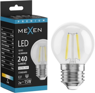 Mexen Vintis LED Filament Bulb E27, G45, 2W, Neutral - 4000K, 240 lm, clear - L156-E27-0227-00 - L156-E27-0240-00