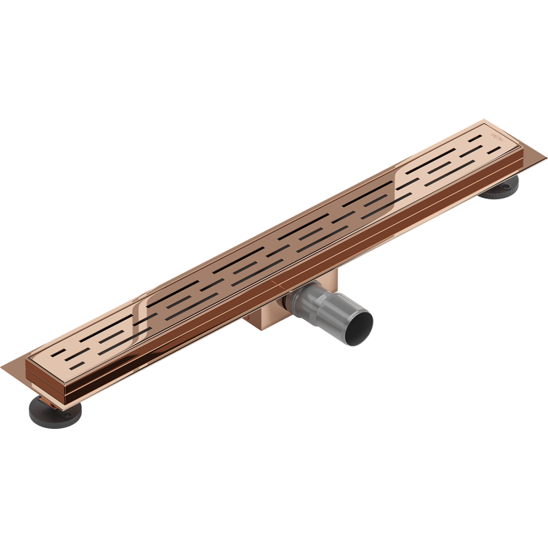 Mexen Flat M01 Linear Drain 60 cm, Rose Gold - 1620060-15