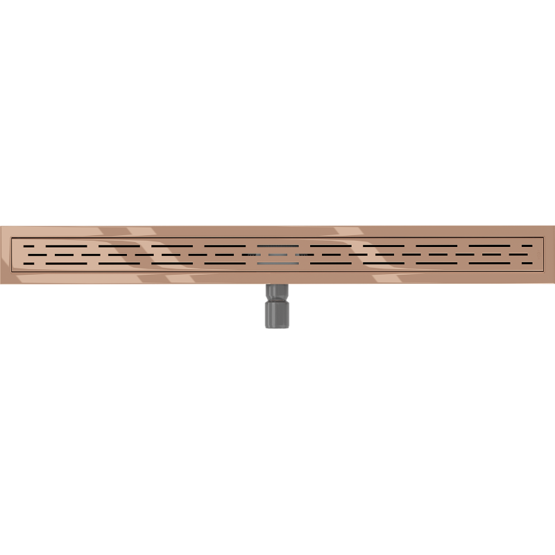 Mexen Flat M01 Linear Drain 90 cm, Rose Gold - 1620090-15