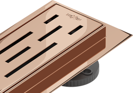 Mexen Flat 360° M01 100 cm Rotating Linear Drain, Rose Gold - 1620100-40
