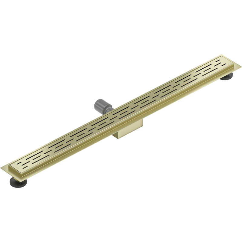 Mexen Flat M01 linear drain 80 cm, brushed gold - 1A20080-15