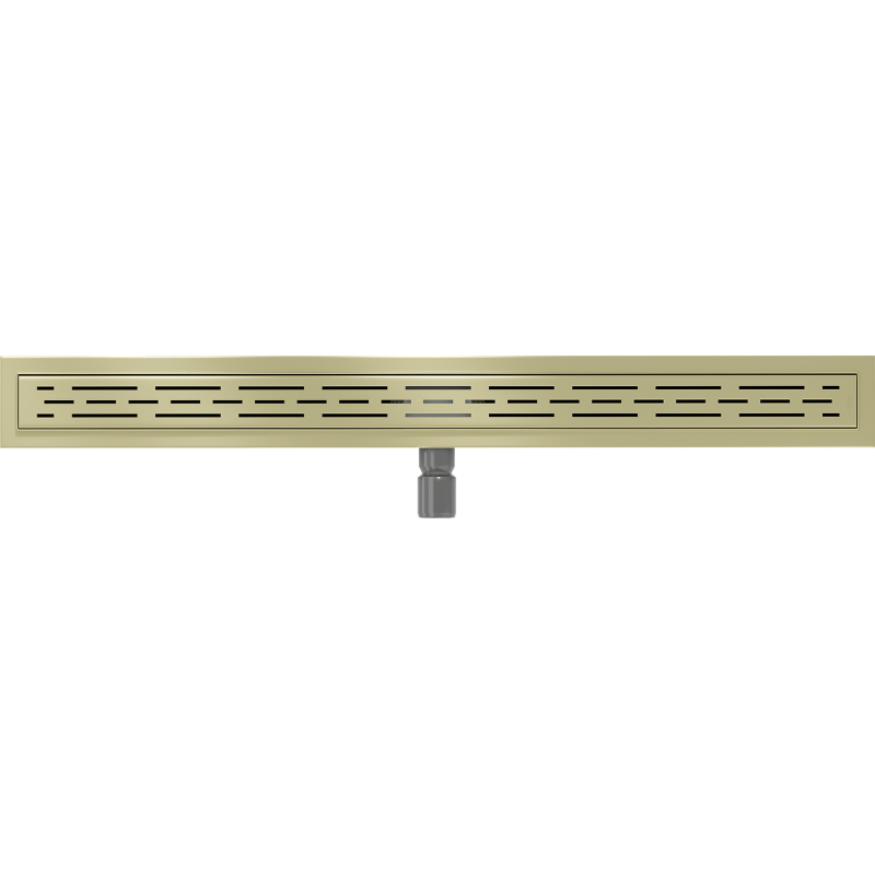 Mexen Flat M01 linear drain 90 cm, brushed gold - 1A20090-15