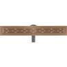 Mexen Flat 360° M01 60 cm Rotating Linear Drain, Brushed Copper - 1C20060-40