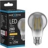 Mexen Vintis LED Filament Bulb E27, A60, 4W, Warm - 2200K, 280 lm, smoke - L150-E27-0422-70