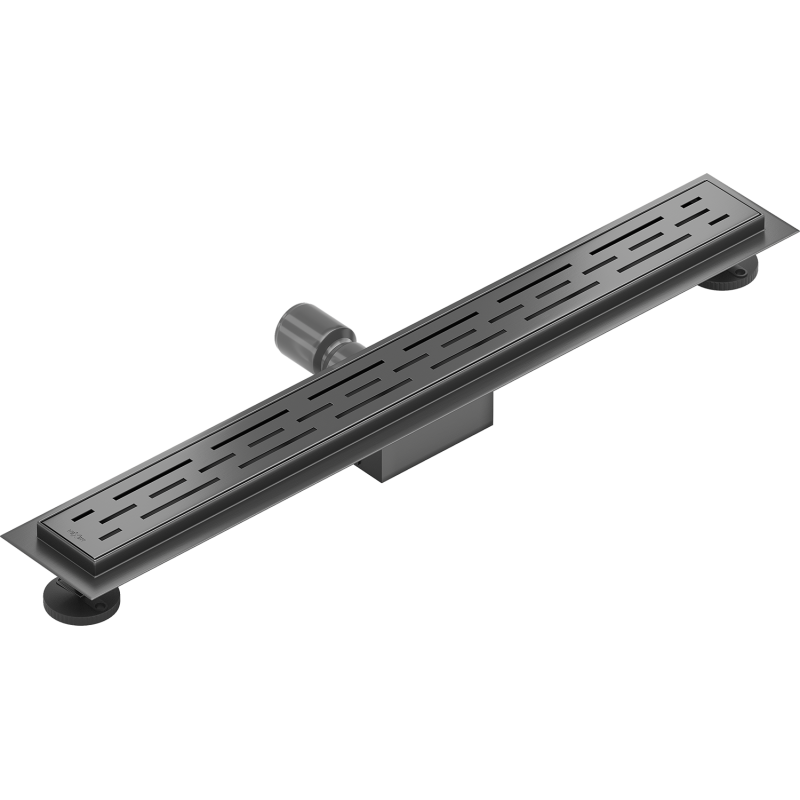 Mexen Flat M01 linear drain 70 cm, brushed gun gray - 1E20070-15