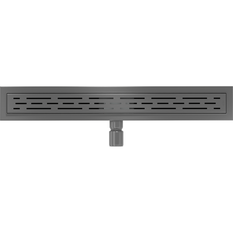 Mexen Flat M01 linear drain 70 cm, brushed gun gray - 1E20070-15