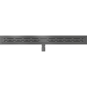 Mexen Flat M01 linear drain 80 cm, gun gray brushed - 1E20080-15