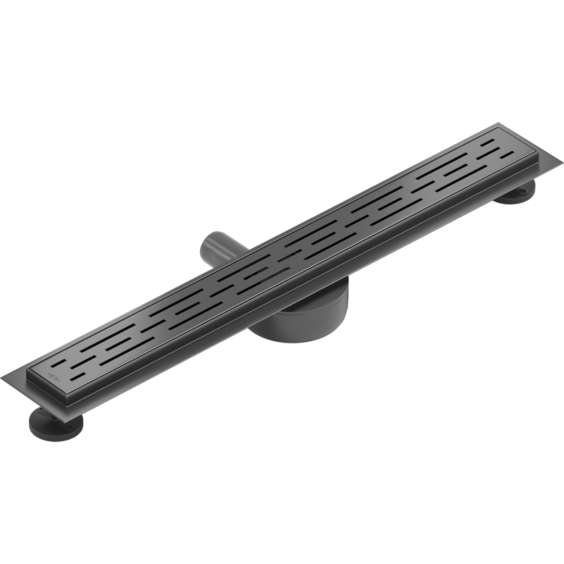 Mexen Flat 360° M01 50 cm Rotating Linear Drain, Brushed Gun Gray - 1E20050-40