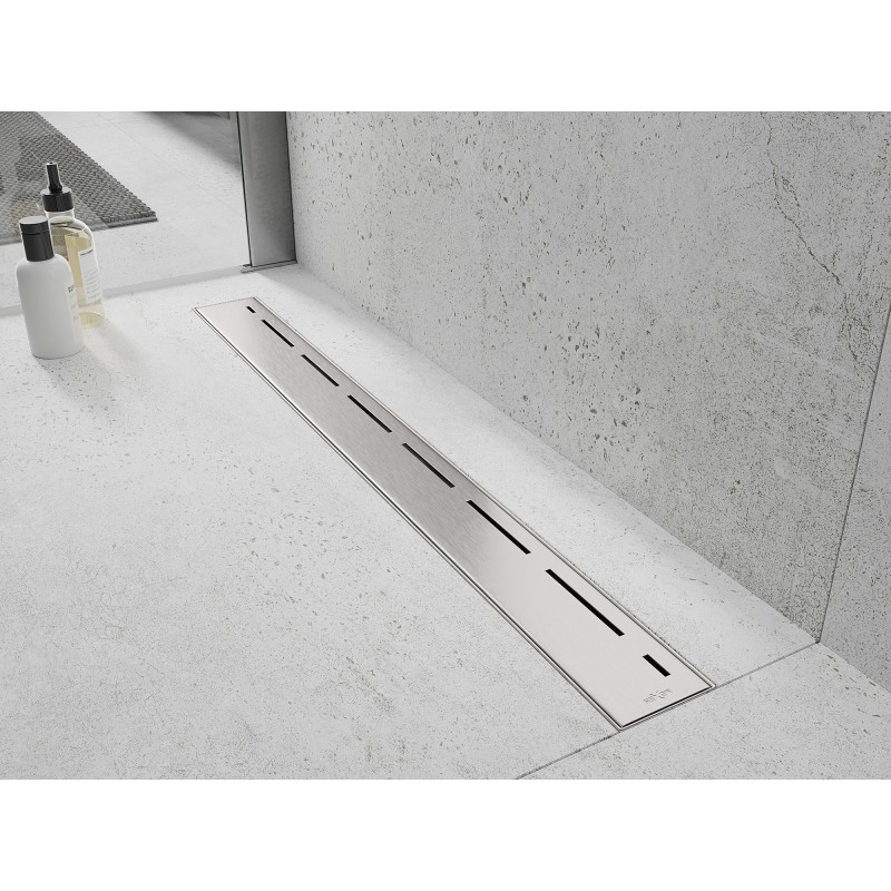 Mexen Flat 360° M03 rotary linear drain 90 cm, stainless steel - 1022090-40