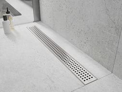 Mexen Flat M08 cover for linear drain 80 cm, inox - 1025080
