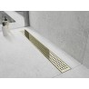Mexen Flat M08 masking for linear drain 100 cm, gold - 1525100