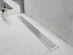 Mexen Flat 360° M08 90 cm Rotating Linear Drain, Inox - 1025090-40