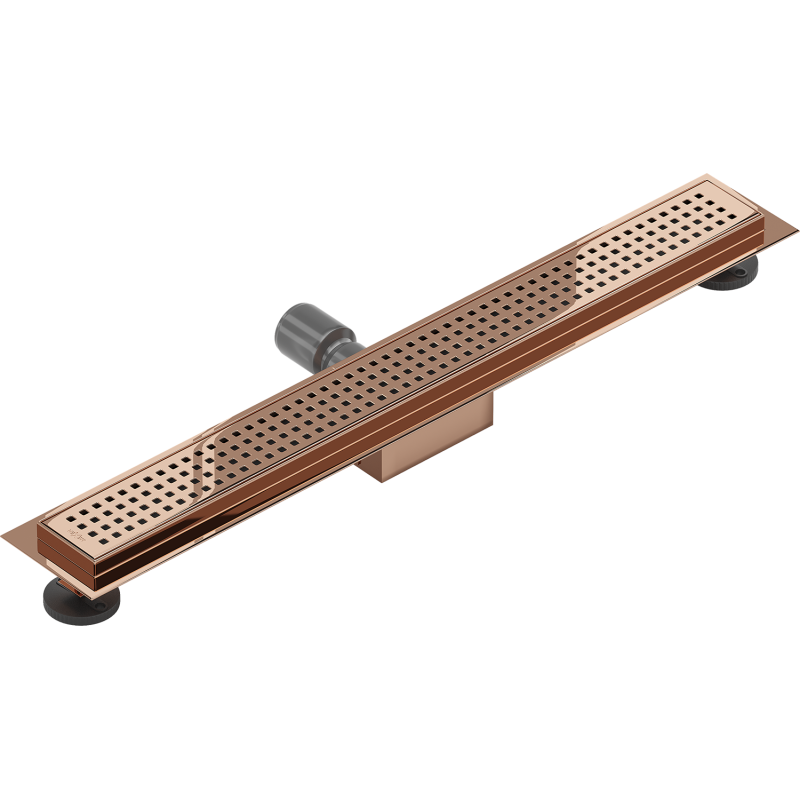 Mexen Flat M08 Linear Drain 50 cm, Rose Gold - 1625050-15