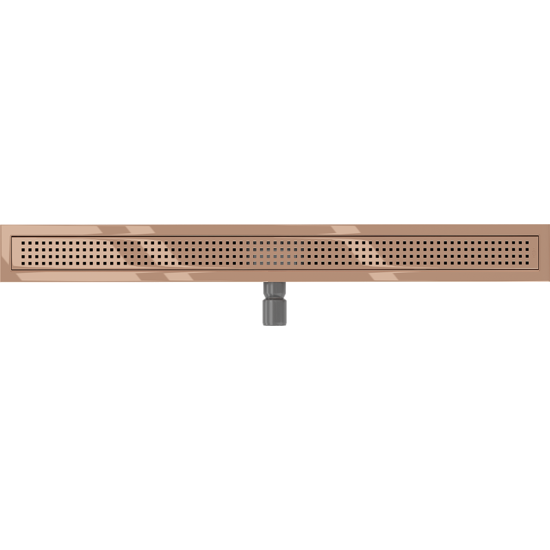 Mexen Flat M08 Linear Drain 80 cm, Rose Gold - 1625080-15