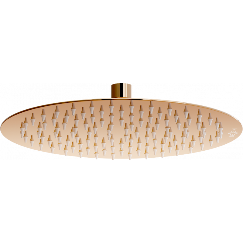 Mexen Slim showerhead 25 cm, rose gold - 79225-60