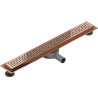 Mexen Flat 360° M08 rotating linear drain 50 cm, rose gold - 1625050-40