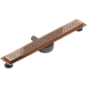 Mexen Flat 360° M08 rotating linear drain 70 cm, rose gold - 1625070-40