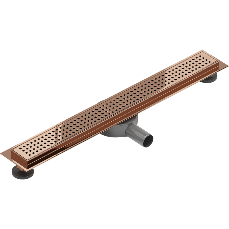 Mexen Flat 360° M08 rotating linear drain 70 cm, rose gold - 1625070-40