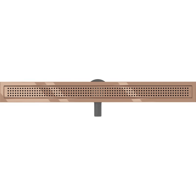 Mexen Flat 360° M08 90 cm Rotating Linear Drain, Rose Gold - 1625090-40