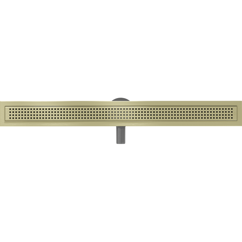 Mexen Flat 360° M08 Rotatable Linear Drain 100 cm, Brushed Gold - 1A25100-40