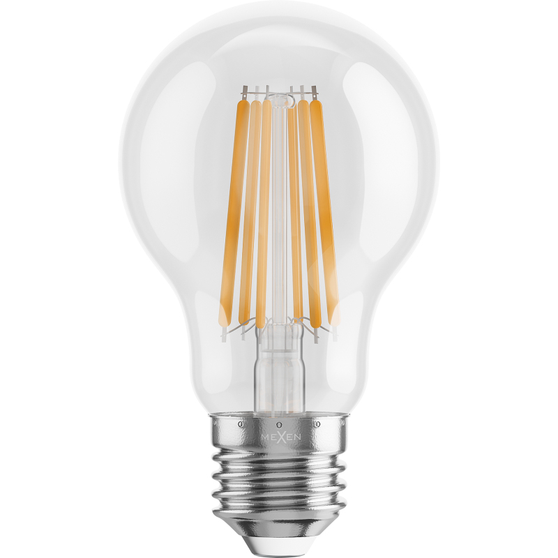 Mexen Vintis LED Filament Bulb E27, A60, 12W, Warm - 2700K, 1585 lm, clear - L150-E27-1227-00