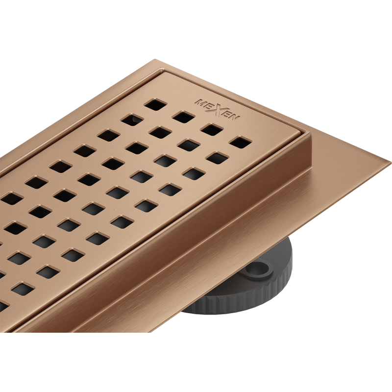 Mexen Flat M08 Linear Drain 60 cm, Brushed Copper - 1C25060-15