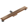 Mexen Flat M08 Linear Drain 60 cm, Brushed Copper - 1C25060-15