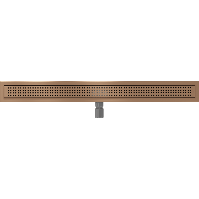 Mexen Flat M08 linear drain 80 cm, brushed copper - 1C25080-15