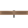 Mexen Flat 360° M08 rotating linear drain 70 cm, brushed copper - 1C25070-40