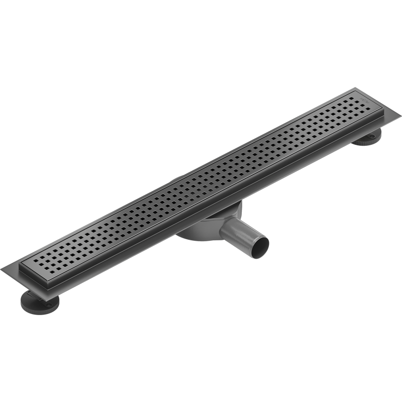 Mexen Flat 360° M08 60 cm Rotatable Linear Drain, Gun Gray Brushed - 1E25060-40
