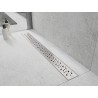 Mexen Flat 360° M12 Rotating Linear Drain 80 cm, Inox - 1021080-40