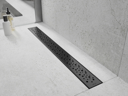 Mexen Flat M12 linear drain 100 cm, black - 1721100-15