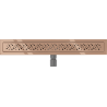 Mexen Flat M12 linear drain 60 cm, rose gold - 1621060-15