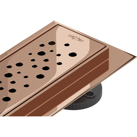 Mexen Flat M12 Linear Drain 80 cm, Rose Gold - 1621080-15