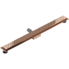 Mexen Flat M12 Linear Drain 80 cm, Rose Gold - 1621080-15