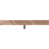 Mexen Flat M12 linear drain 100 cm, rose gold - 1621100-15