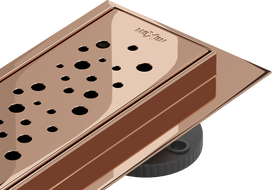 Mexen Flat 360° M12 Linear Drain with Rotatable 100 cm, Rose Gold - 1621100-40