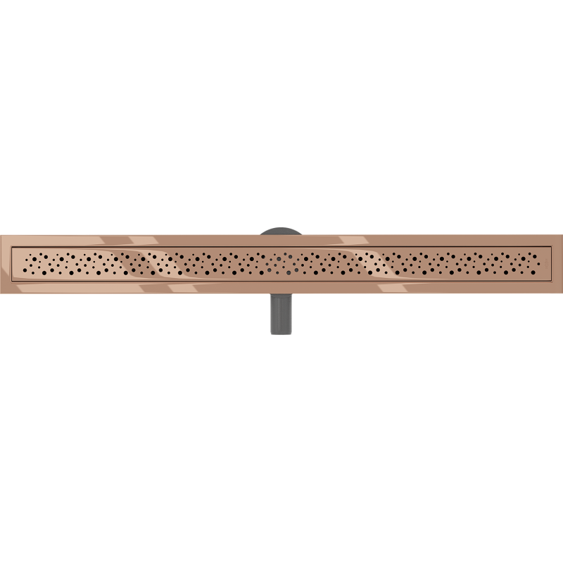 Mexen Flat 360° M12 Linear Drain with Rotatable 100 cm, Rose Gold - 1621100-40