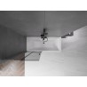 Mexen Velar L two-panel sliding bathtub screen 80 x 150 cm, graphite, brushed gun gray - 896-080-003-41-66