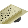 Mexen Flat M12 linear drain 60 cm, brushed gold - 1A21060-15