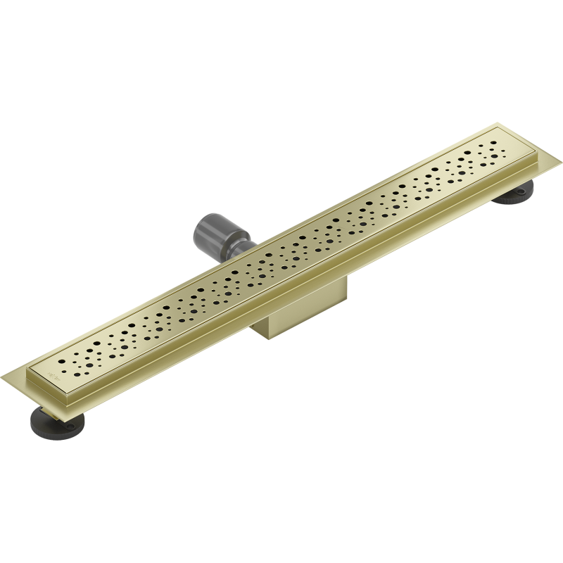 Mexen Flat M12 linear drain 70 cm, brushed gold - 1A21070-15